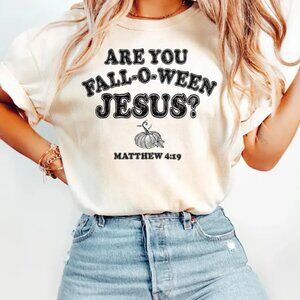 Christian Halloween Shirt, Are You Fall-O-Ween Jesus Shirt, Fall Religious Tee